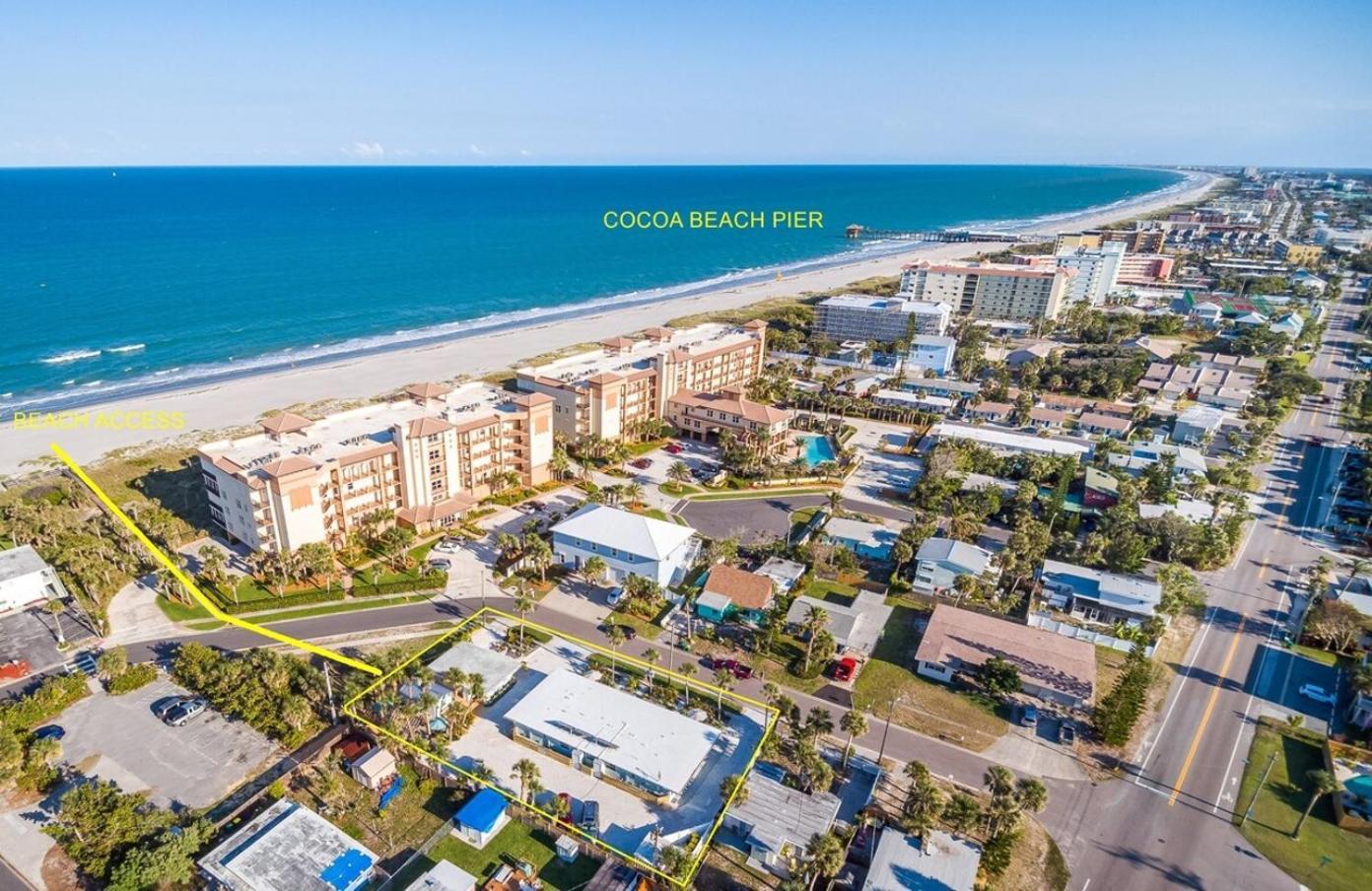 Boutique Vacation Rental Complex At Beach Cocoa Beach Exteriör bild